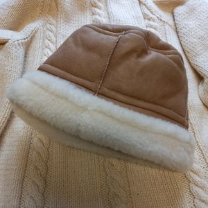 Cozy Tan and Cream Women's Winter Hat